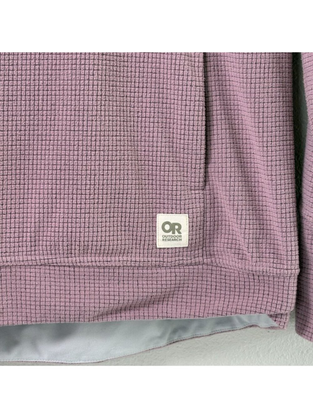 Outdoor Research Trail Mix Cowl Pullover Womens M Pink Waffle Fleece Hiking - Picture 2 of 11